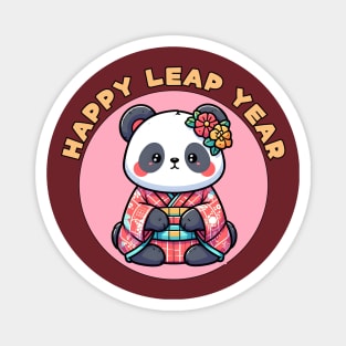 Leap year panda Magnet